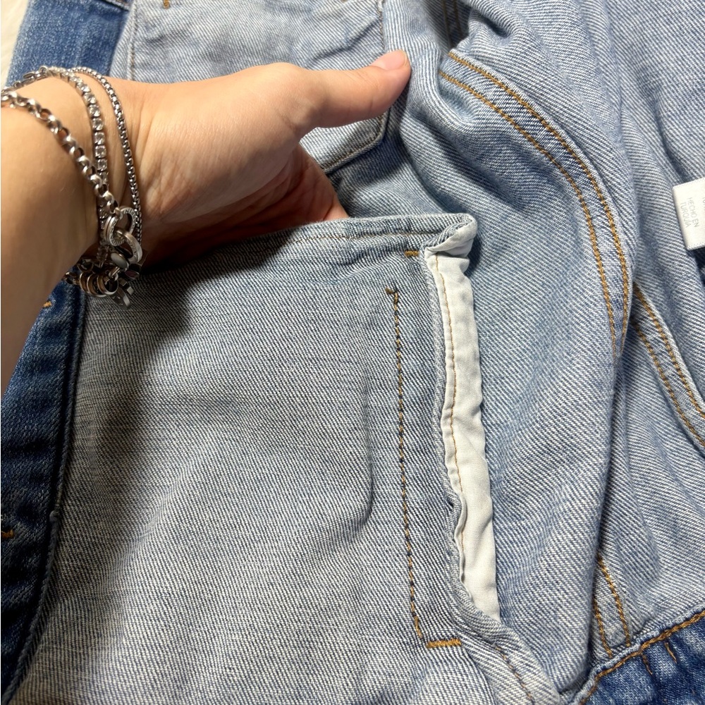 FRAME Le Vintage Denim Blue Jacket - Watham Way - Picture 11 of 12